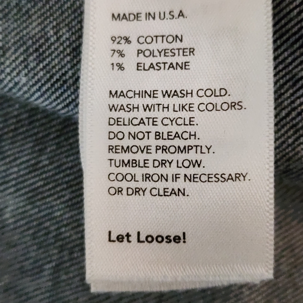 Kate Spade Saturday Dark Blue Denim Button Up Jacket Size XS - Picture 8 of 8